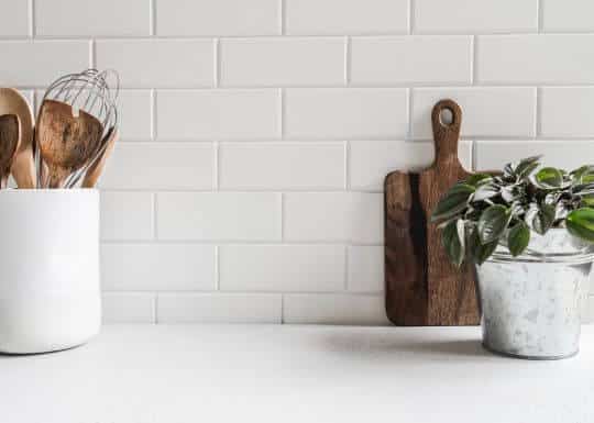 kitchen tile wall installation